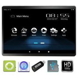 Travelmate 10 Tetiera cu Android 11" USB SD 1080p internet Touchscreen Mai ieftin