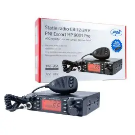 Ieftin Statie Radio CB PNI Escort HP 9001 PRO ASQ reglabil, AM-FM, 12V/24V, 4W