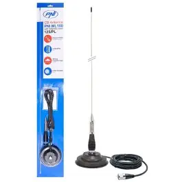 Antena CB PNI ML100, lungime 100 cm, 26-30MHz,250W, magnet 125mm inclus Disponibil imediat