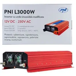 Ofertă Invertor de tensiune PNI L3000W alimentare 12V iesire 230V