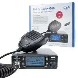 Plată securizată Statie radio CB PNI Escort HP 9700 USB, ANC, ASQ, alimentare 12V / 24V