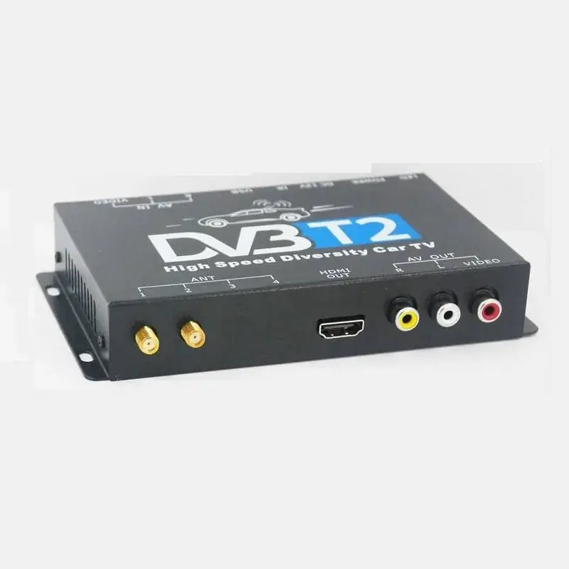 Tuner TV DVB-T2 auto digital cu 2 antene si USB media player Super ofertă