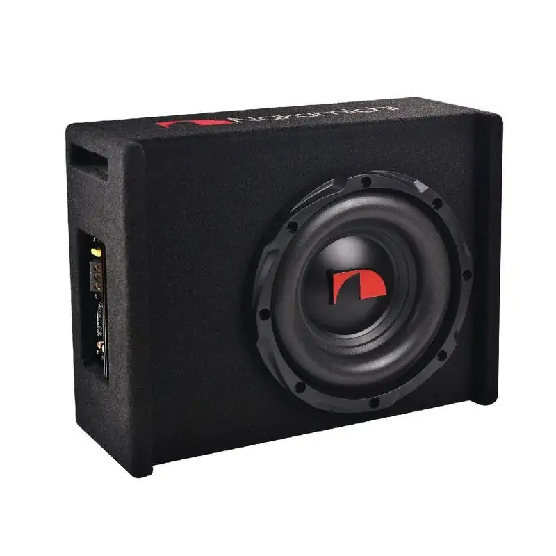 Subwoofer auto activ facedown, Nakamichi, difuzor 10", 1000 W max, 150 W rms + KIT CABLURI Noutate