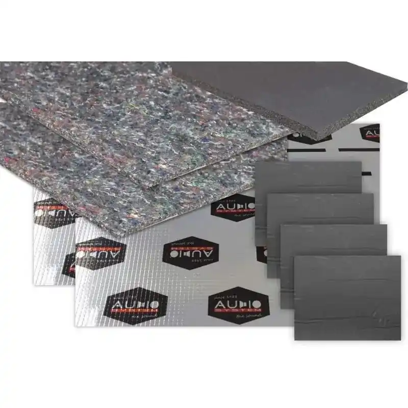 Bestseller Pachet insonorizant 2 usi cu 4 straturi Audio System Set de izolație pentru 2x uși component din : 1x spuma neopren 6   2x patu