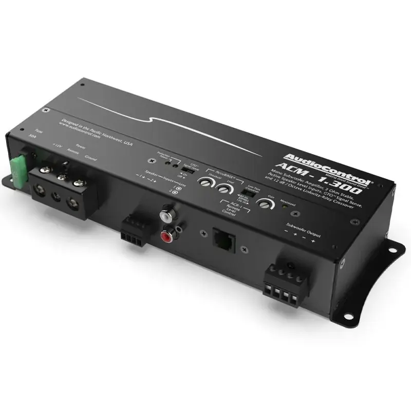 Preț mic Amplificator subwoofer mono Audio Control cu AccuBass ACM-1.300, 300W RMS, 2 sau 4 ohm, 12 V, clasa D, 1 canal