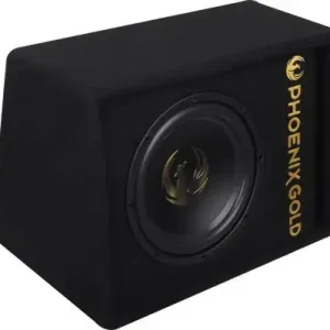 Expediere rapidă Subwoofer activ Phoenix Gold, difuzor 8", 125W RMS, 500 W Max, kit de cabluri incluse