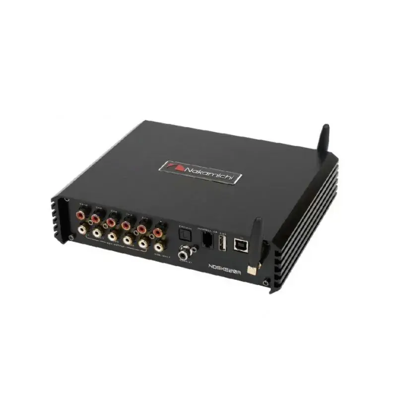 Amplificator cu DSP Nakamichi NDSK520, 4x50, 10 canale iesire, 8 canale intrare, Wifi, USB playback, Optic, Coaxial, 31 benzi, Android Ios Livrare expres