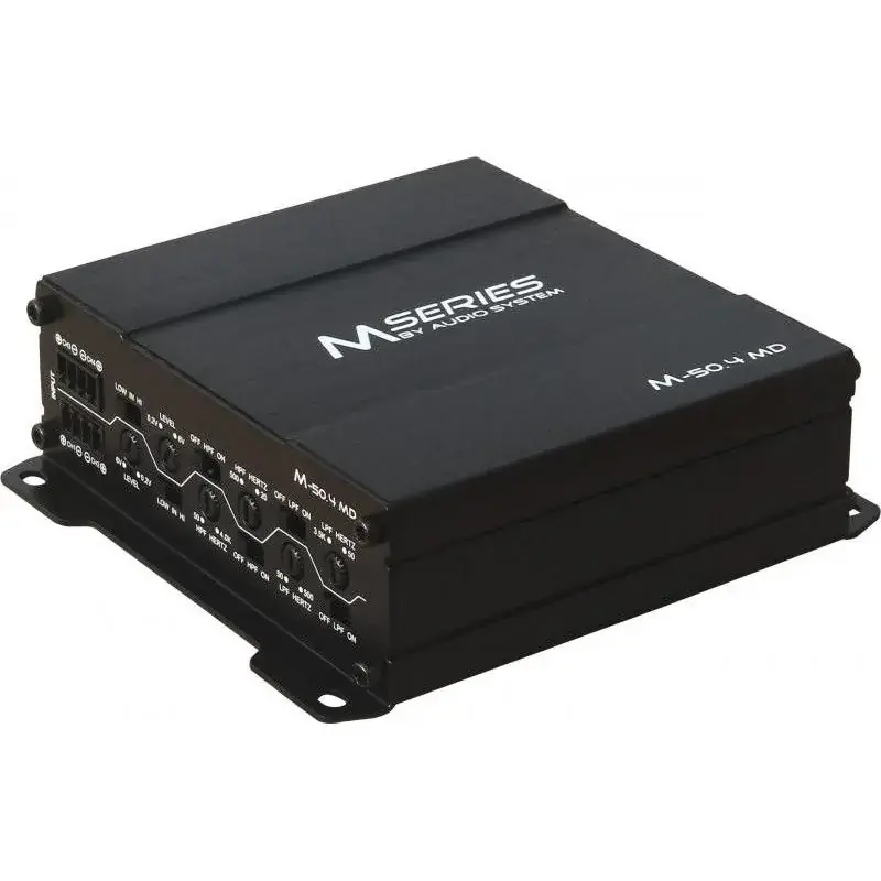 Amplificator Audio System M-50.4 MD, 4 x 100 watts, in 2 sau 4 ohm, dimensiune micro clasa D Ofertă exclusivă