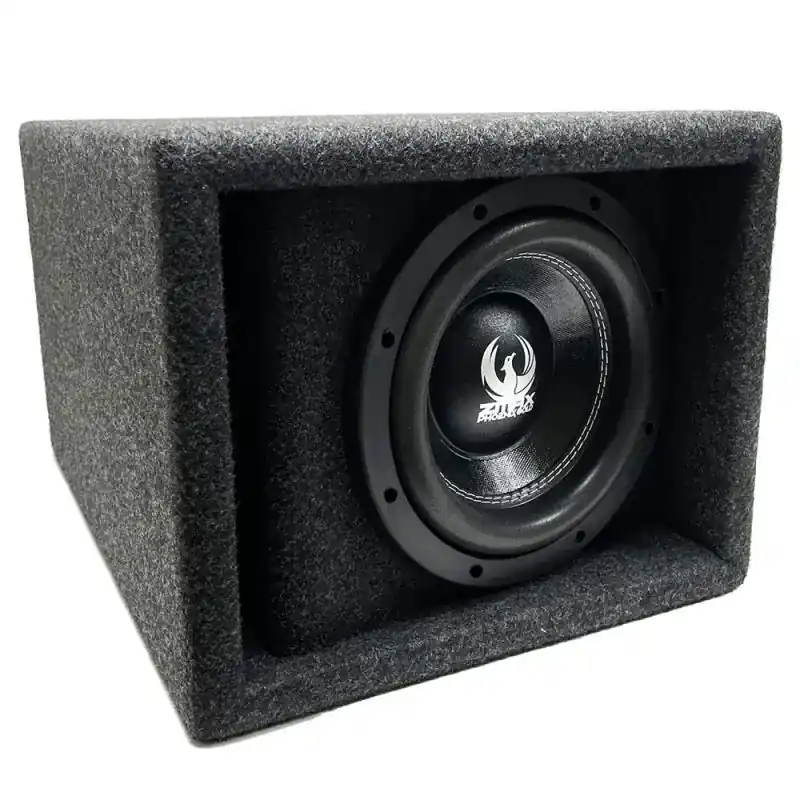 Subwoofer pasiv cu incinta, Phoenix Gold, 500 w rms, 1500 w max, difuzor 8", bass reflex Expediere rapidă