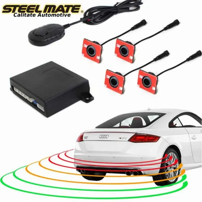 Preț redus Senzori de parcare spate STEELMATE PTS410EX cu aspect OEM, fara display