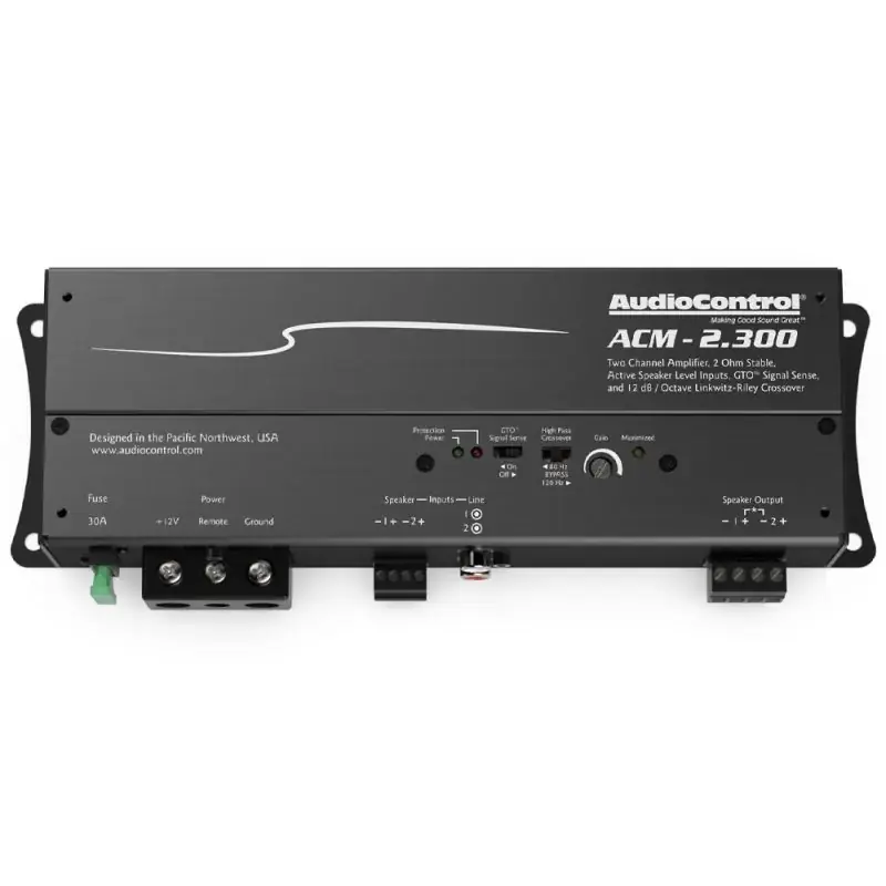 Doar azi Micro Amplificator Audio Control ACM-2.300, 2 x 150 watts, in 2 sau 4 ohm, clasa D, 2 canale