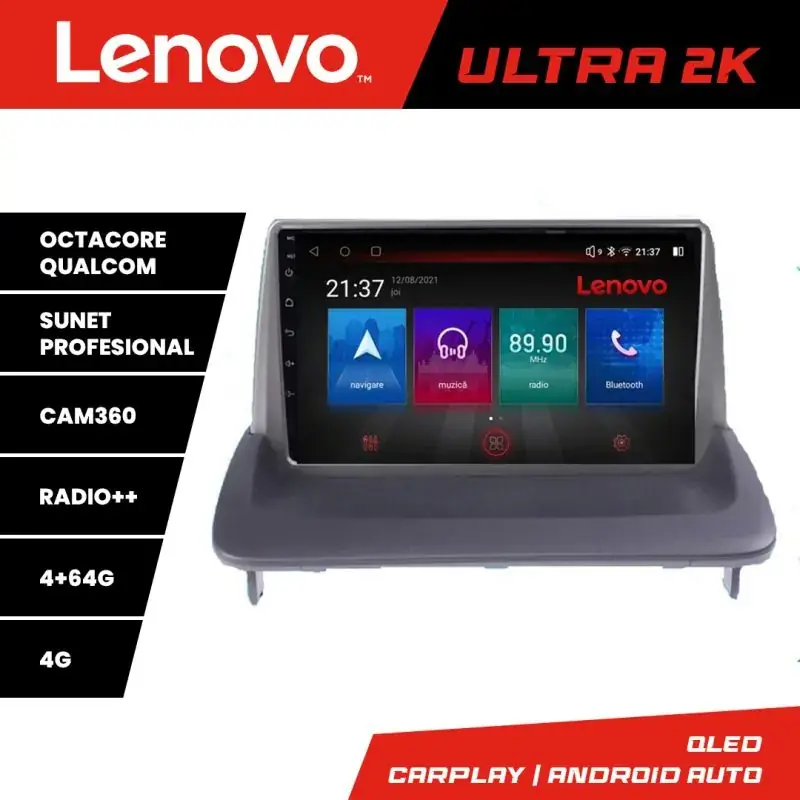 Super ofertă Navigatie Volvo C40 C30 S40 C70 V50 Lenovo Kit-C40 8 core QLED Qualcomm 4+64 360 Android Waze USB Navigatie Internet Youtube Radio