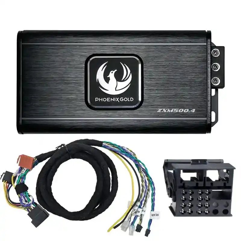 Kit PowerUp BMW Phoenix Gold ZXMPB1, 4 x 125 watts, in 2 sau 4 ohm, clasa D, 4 canale Preț mic