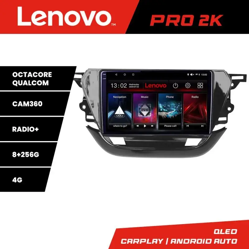 Bestseller Navigatie Opel Corsa F 2019- Android radio gps internet 8 core QLED 2K 8+256 360 Lenovo