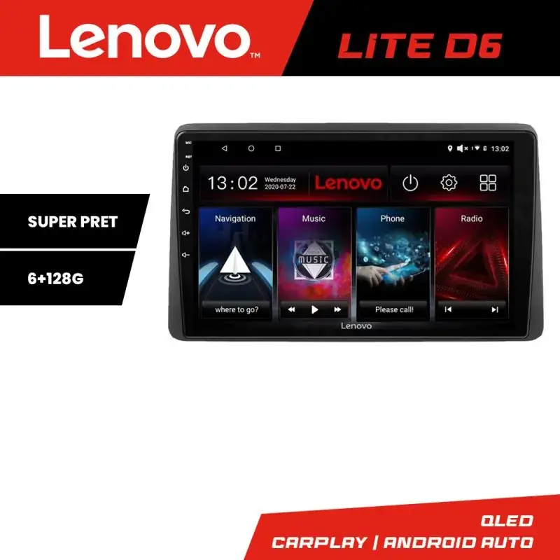 Transport gratuit Navigatie DODGE RAM 2019- Android radio gps internet 8 core 6+128 Lenovo