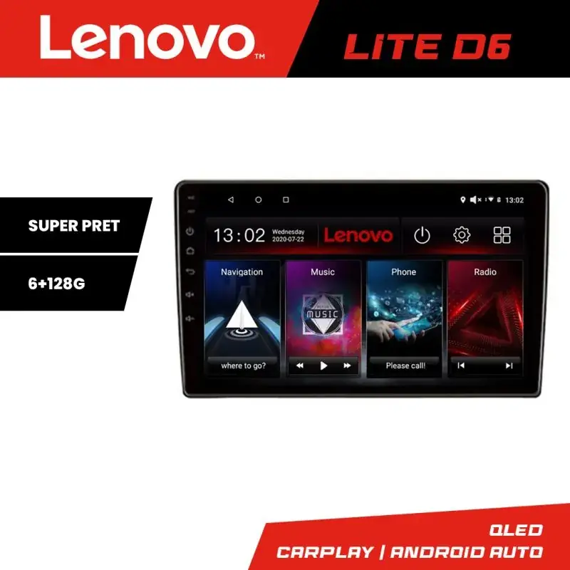 Cel mai vândut Navigatie Kia Sorento 2012-2015 Lenovo Kit-SORENTO12 8 core 6+128 GB Android Waze USB Navigatie Internet Youtube Radio