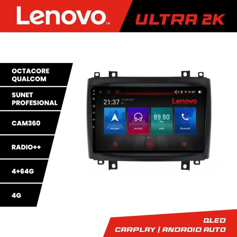 Bestseller Navigatie Cadillac CTS intre anii 2003-2007 Android radio gps internet 8 core QLED Qualcomm 4+64 360 Lenovo