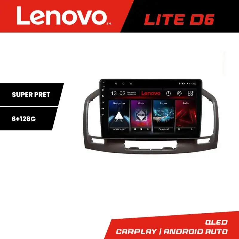 Cel mai bun preț Navigatie Opel Insignia 2009-2013 Lenovo Kit-114 8 core 6+128 GB Android Waze USB Navigatie Internet Youtube Radio