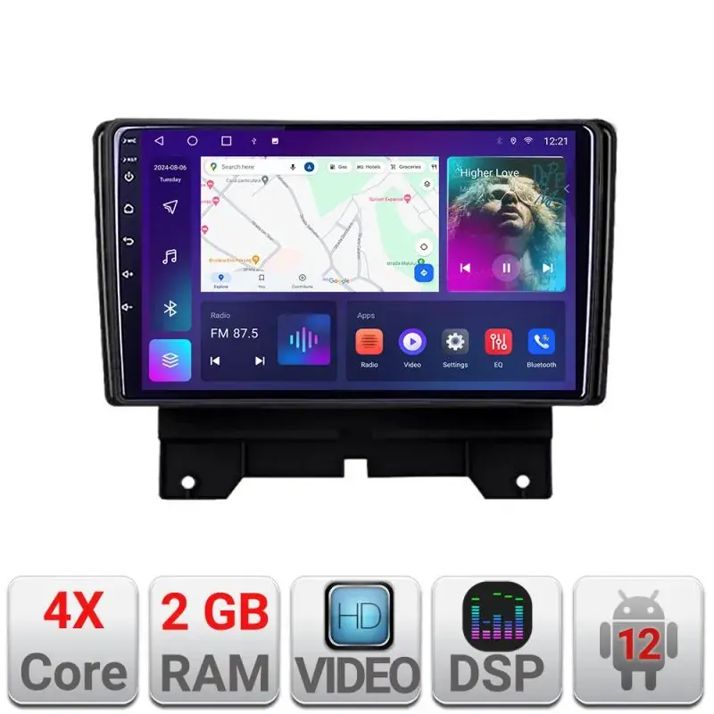 Cel mai vândut Navigatie Range Rover Sport 2005-2010 Android radio gps internet  2+32 Kit-sport08+EDT-E209