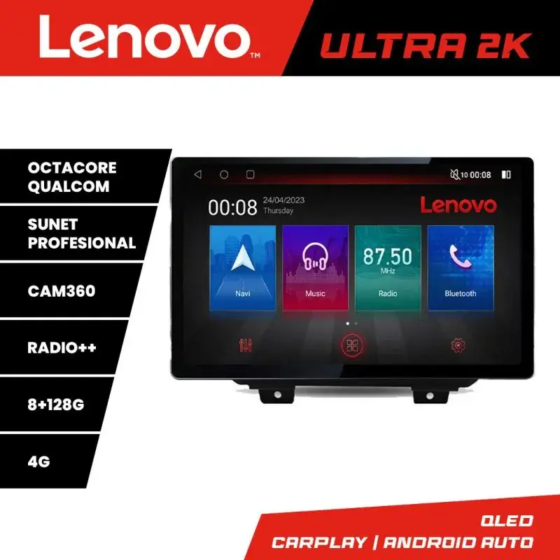 Calitate înaltă Navigatie Jeep Wrangler 2018- N-WRANGLER ecran 13" 2K 8+128 Android Waze USB Navigatie 4G 360 Toslink Youtube R