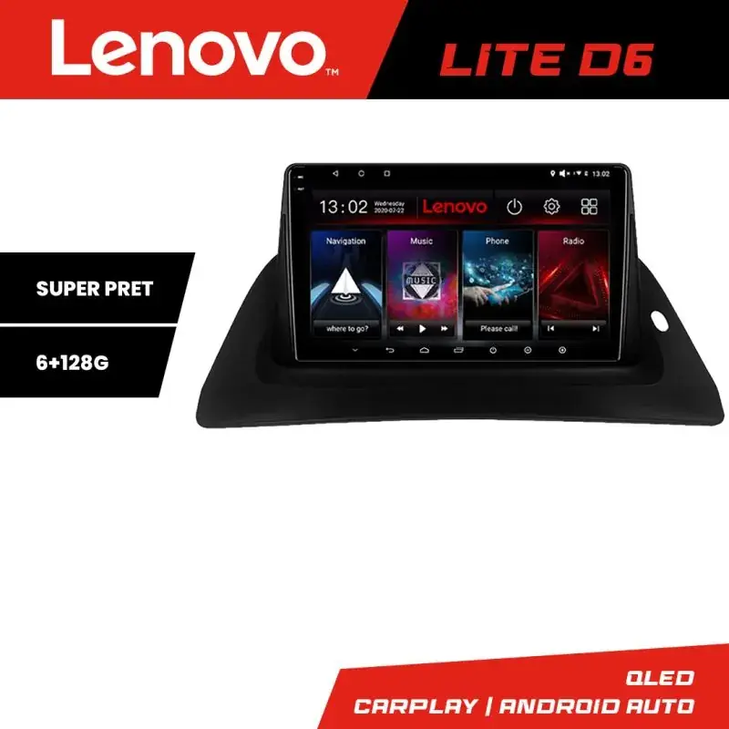 Cel mai bun preț Navigatie Renault Kangoo  Android radio gps internet 8 core 6+128 Lenovo