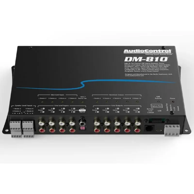 Procesor de sunet Audio Control DM-810 ,în 2-4 Ω, fără amplificator, procesor DSP Cumpără acum