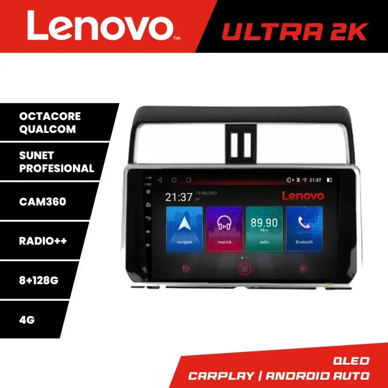 Calitate înaltă Navigatie Toyota Prado J150 2018- M-1065 Octa Core Android Radio Bluetooth GPS WIFI/4G DSP 2K 8+128GB 360 Tosli