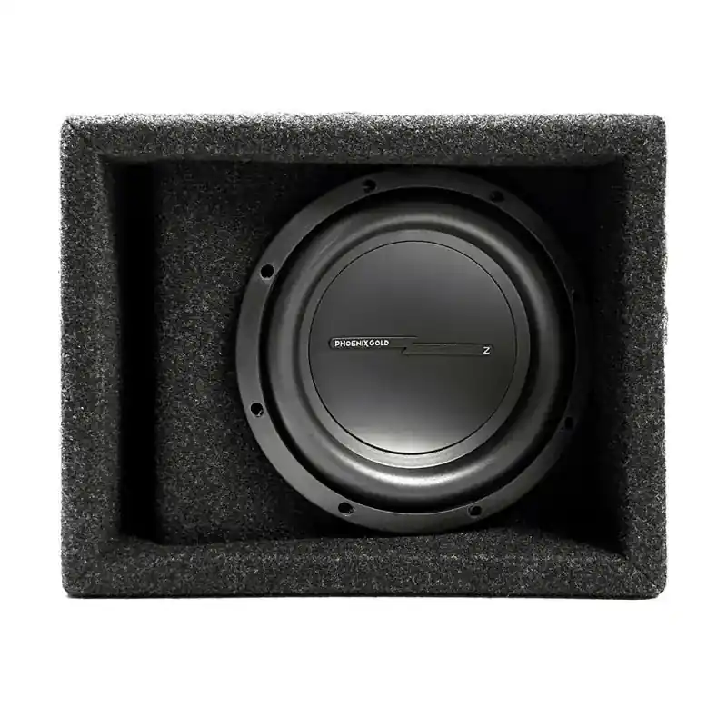Reducere Subwoofer pasiv cu incinta, Phoenix Gold, 150 w rms, 450 w max, difuzor 8", bass reflex