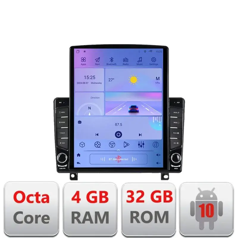 Chilipir Navigatie Opel Astra H 2006-2015 Tip Tesla Android radio gps internet 8core 4G 4+32 kit-astra-h+EDT-E709