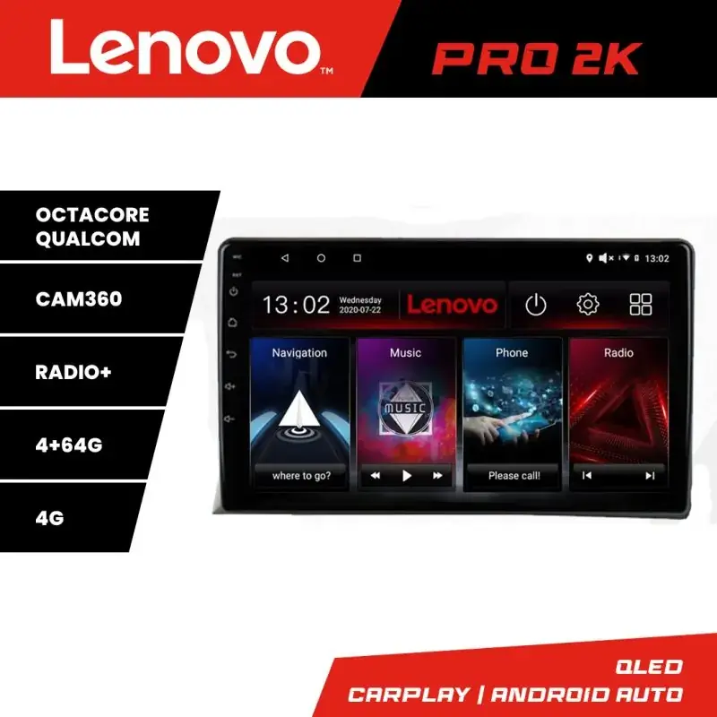 Cel mai vândut Navigatie vw multivan 2003-2015 Lenovo Kit-MULTIVAN 8 core QLED 2K 4+64 360 Android Waze USB Navigatie Internet Youtube Radio