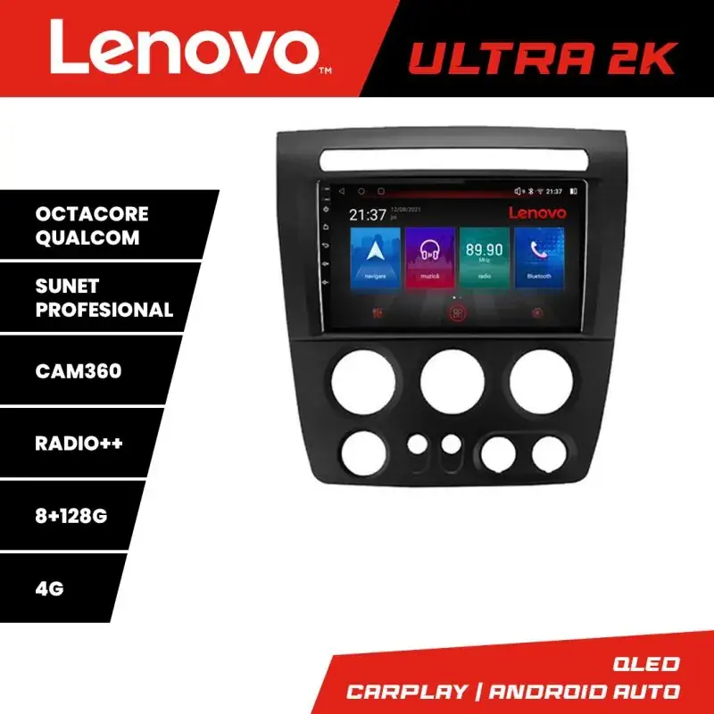 Vezi acum Navigatie Hummer H3 Octa Core Android Radio Bluetooth GPS WIFI/4G DSP 2K 8+128GB 360 Toslink