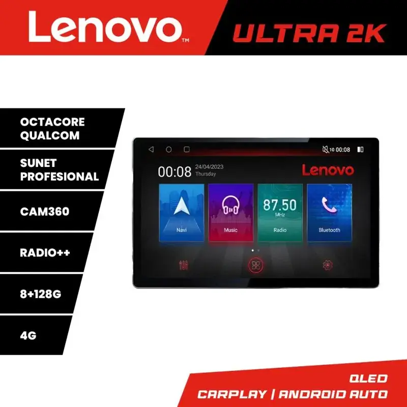 Cel mai bun preț Navigatie Opel Insignia 2009-2013 N-114 ecran 13" 2K 8+128 Android Waze USB Navigatie 4G 360 Toslink Youtube Ra