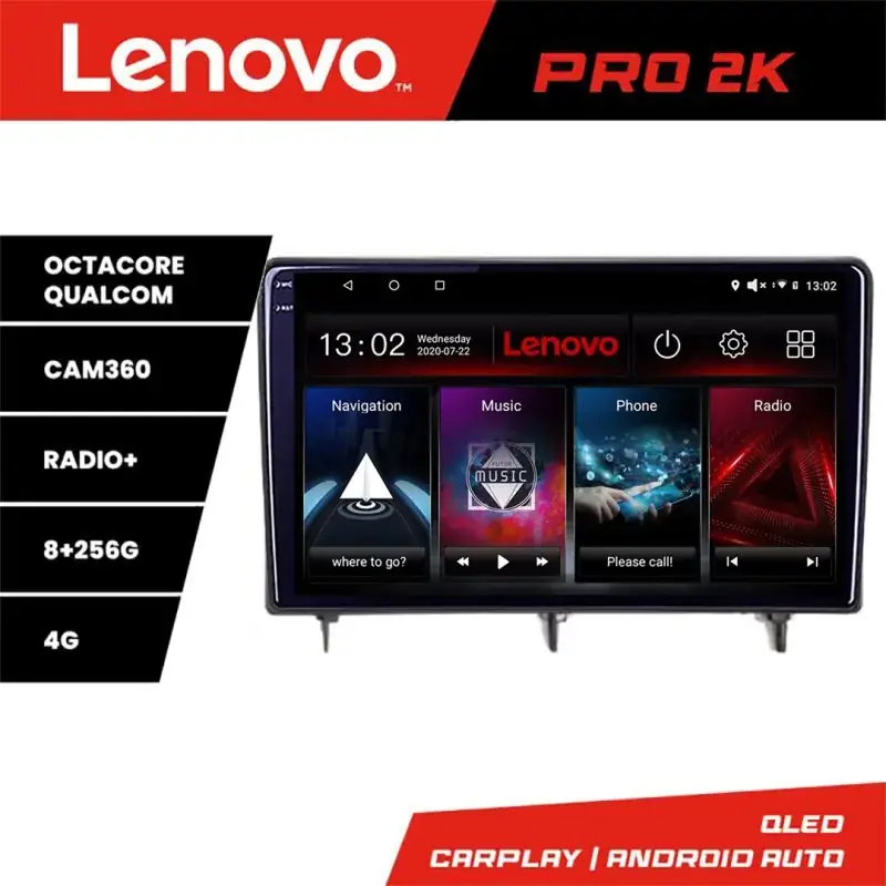 Reduceri Navigatie Honda Civic 2022- Lenovo Qled 2K Octa Core 8+256 360 DSP carplay android auto radio gps internet kit-civic2022+PRO-2K-10-8+256