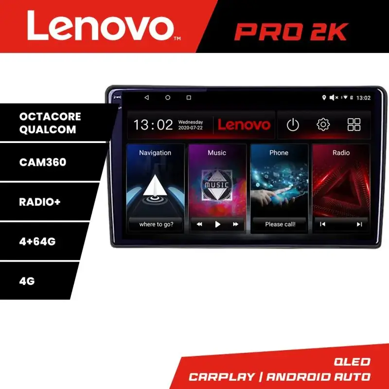 Bestseller Navigatie Kia Ceed 2007-2009 Android radio gps internet 8 core QLED 2K 4+64 360 Lenovo