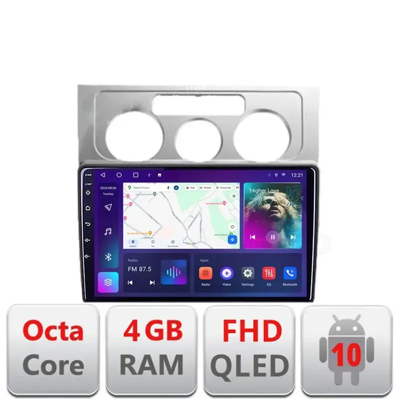 Calitate înaltă Navigatie VW Touran 2003-2010 B-TOURAN1 Android Ecran QLED octa core 4+64 carplay android auto KIT-TOURAN1+EDT-E310V3
