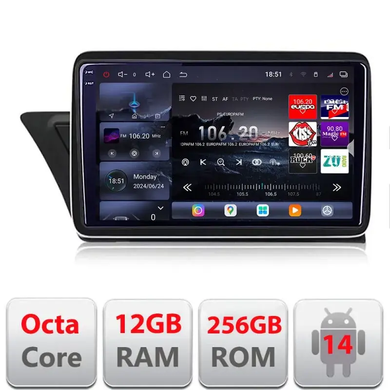 Retur ușor Navigatie Audi A4 A5 B8 cu MMI3G 2009-2016 Android radio gps internet 8 core QLED 2K 12+256GB 360 Edotec