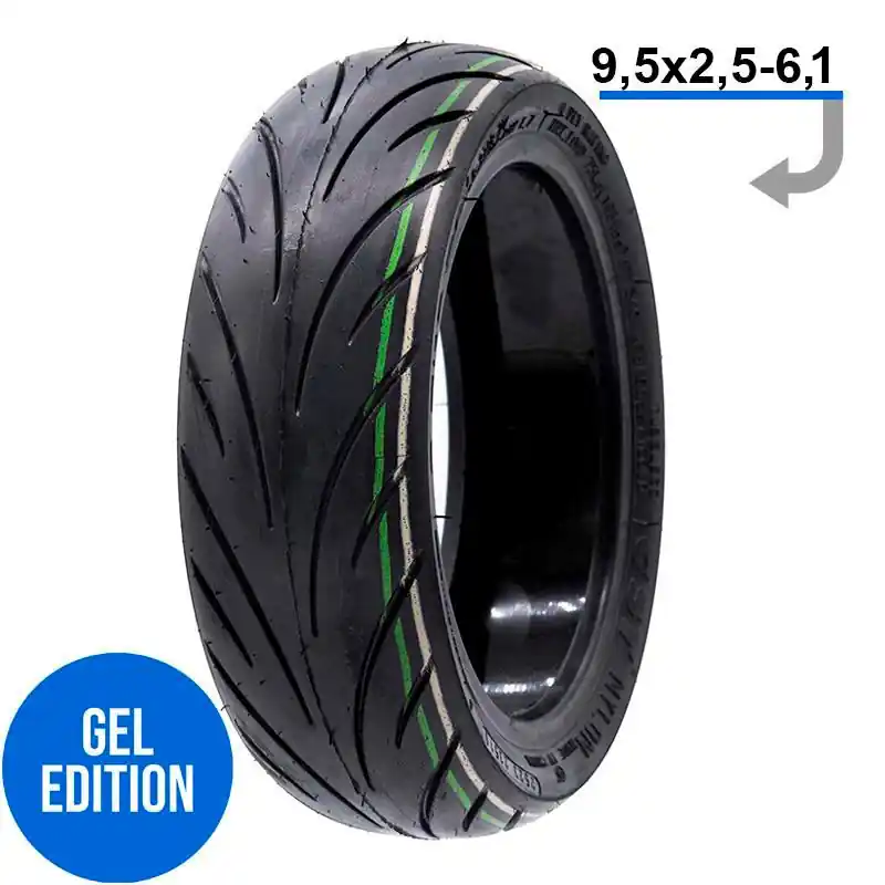 Anvelopa fara camera, Tubeless trotineta electricaa CST 9,5×2,5-6,2 cu gel anti-punctie Bestseller