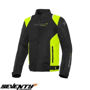 Ultima șansă Geaca (jacheta) barbati pentru scuter – motocicleta Racing vara Seventy model SD-JR48 culoare: negru/galben fluor Negru/galben fluor M