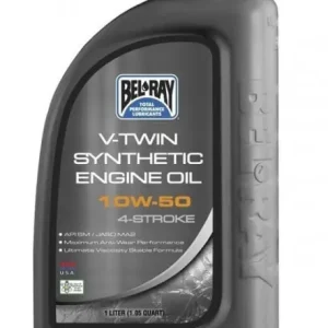 Premium Ulei Bel-Ray V-TWIN Synthetic 10W-50 1L(pentru motoare 4T)