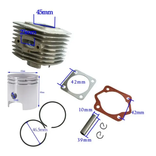 Ultima șansă Cilindru pentru motor bicicleta 60 cc (cu piston de 45mm)