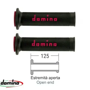 Ultima șansă Set mansoane road-racing Domino model A010 – culoare: negru/rosu (lungime: 125 mm)