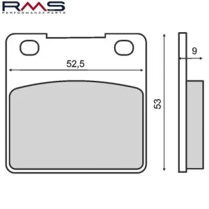 Ultima șansă Set placute frana Kawasaki ZX – ZXR Ninja – Suzuki GS – GSX – GSXR 250-1100cc – GSF Bandit – GSX R Hayabusa (RMS)