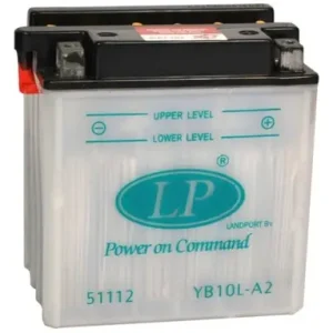 Baterie moto 12V 11Ah (LP YB10L-A2) pachet acid inclus – Kawasaki Z 250-650 – Suzuki GS 400-450-550 – Yamaha XV 125-250 Virago Cumpărături sigure