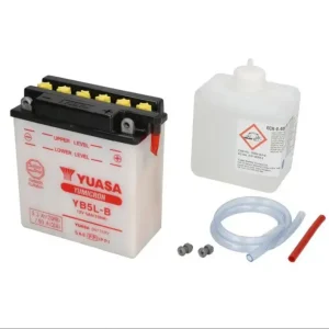 Baterie moto 12V 5Ah (YB5L-B) pachet acid inclus Yuasa Cel mai bun preț