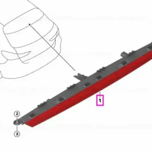 A treia lampa stop, pe hayon - BMW Seria 1 F40 F70 Doar azi