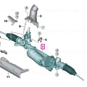 Cel mai bun preț Caseta de directie electrica - BMW Seria 3 G20 G21, Seria 4 G22 G26 - fara 02VL (Variable sport steering) - pana la 30.06.2025
